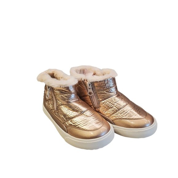 Cat & Jack Shoes Cat And Jack Rose Gold Boots Rose Gold Indiana